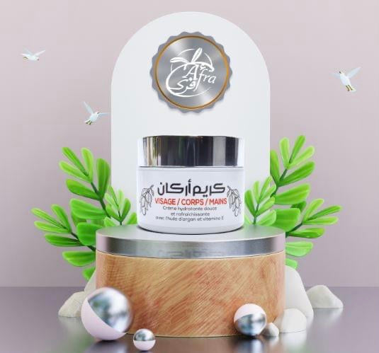 Crème hydratante à l'huile d'argan BIO